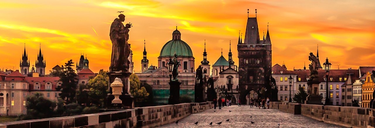 Sunrise in Prague, Czech Republic