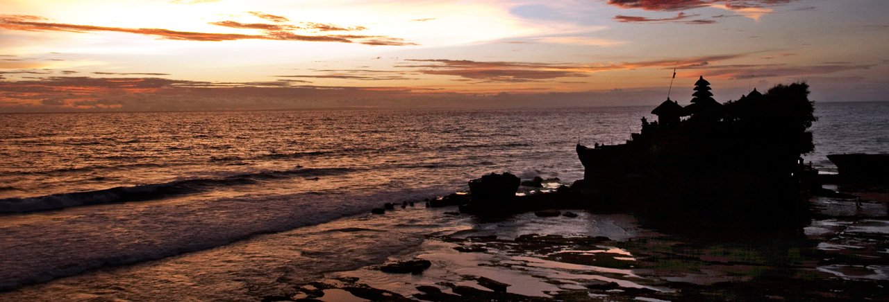 Sunset at Tanah Lot